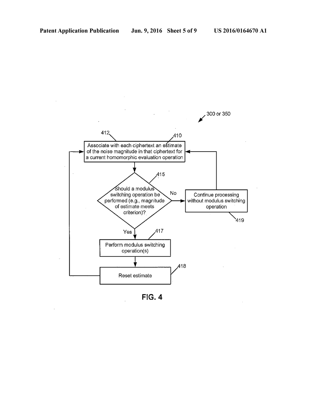 Homomorphic Evaluation Including Key Switching, Modulus Switching, And     Dynamic Noise Management - diagram, schematic, and image 06