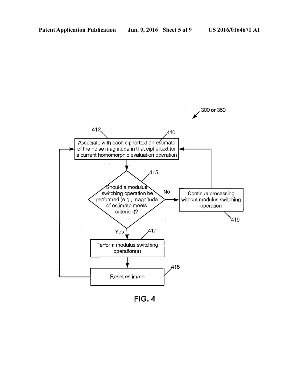 Homomorphic Evaluation Including Key Switching, Modulus Switching, And     Dynamic Noise Management - diagram, schematic, and image 06