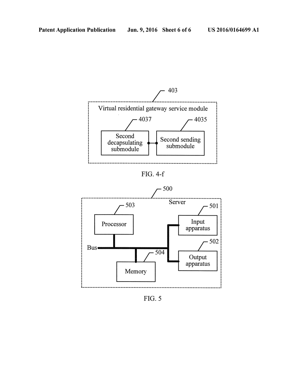 METHOD FOR IMPLEMENTING RESIDENTIAL GATEWAY SERVICE FUNCTION, AND SERVER - diagram, schematic, and image 07