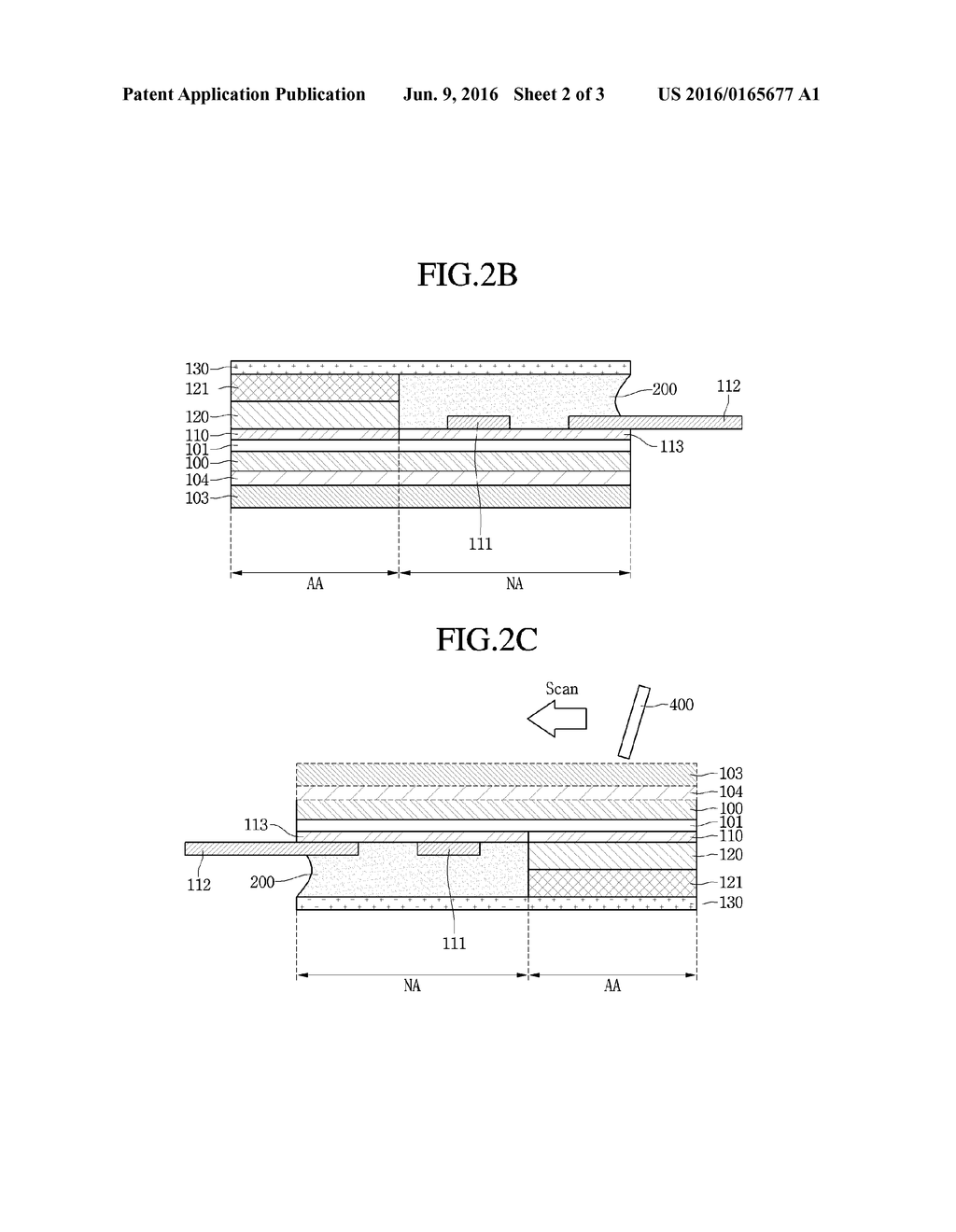 ORGANIC LIGHT EMITTING DIODE DISPLAY DEVICE AND FABRICATION METHOD THEREOF - diagram, schematic, and image 03