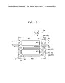 RACK AND METHOD OF COOLING ELECTRONIC DEVICE diagram and image