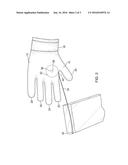 UTILITY GLOVE WITH INTEGRATED MEASURING DEVICE diagram and image
