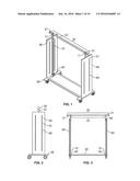 COLLAPSING CLOTHING DISPLAY FIXTURE diagram and image