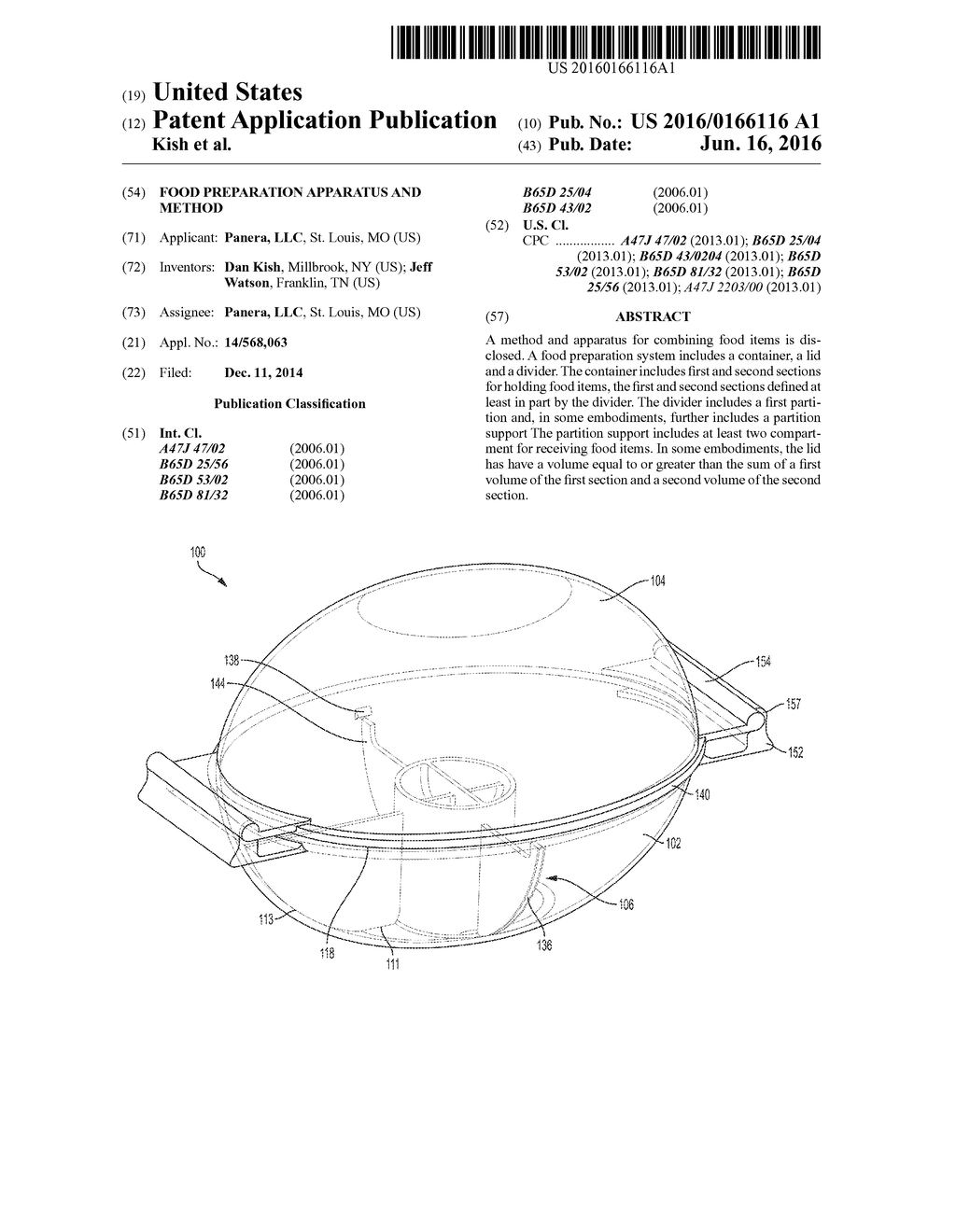 FOOD PREPARATION APPARATUS AND METHOD - diagram, schematic, and image 01