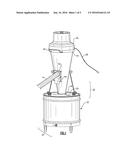 DEFLAGRATION SUPPRESSION SCREEN FOR PORTABLE CYCLONIC DUST     COLLECTOR/VACUUM CLEANER diagram and image