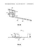 STAPLING DEVICE WITH DISTALLY LOCATED HYDRAULIC DRIVE- RECIPROCALLY     OPERATED SYSTEM AND METHOD diagram and image