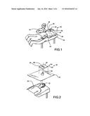 Incise drape for surgical applications and method of positioning the drape     over a patient diagram and image