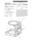 Clip-on Rotatable Folding Drink Holder diagram and image