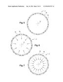 DRUM FOR PRODUCING A TIRE, PROVIDED WITH MOBILE SECTORS diagram and image