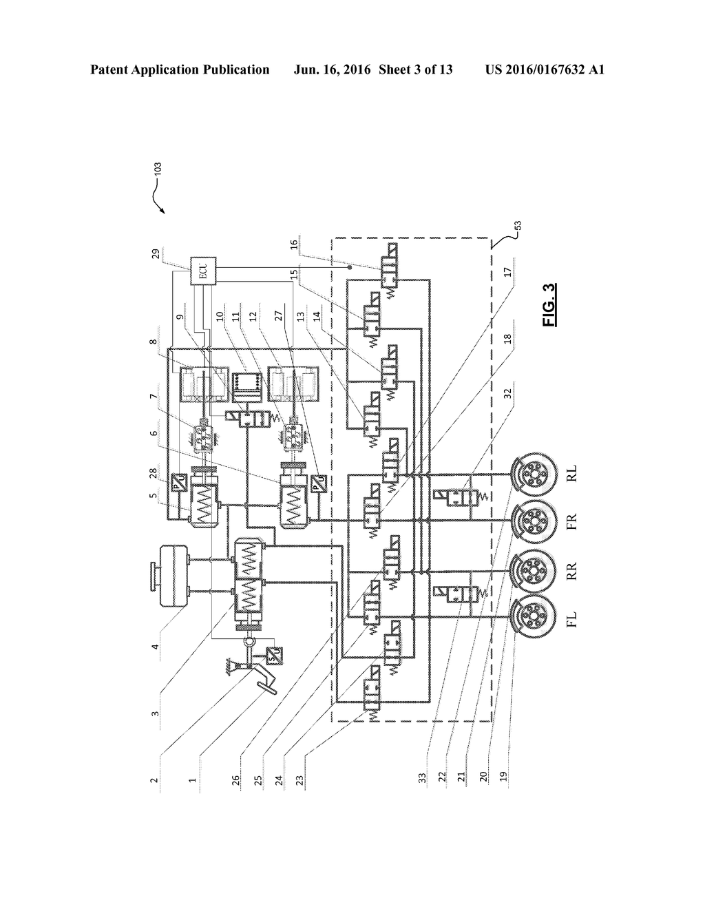 BRAKE-BY-WIRE SYSTEM BASED ON DUAL-MOTOR CONFIGURATION AND OPERATION     METHODS THEREOF - diagram, schematic, and image 04