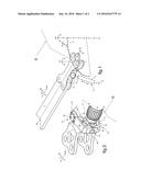 LAMINATED BALL JOINT CONNECTION DEVICE BETWEEN A ROTORCRAFT ROTOR BLADE     AND A LEAD/LAG DAMPER OF SAID BLADE diagram and image