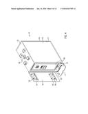 SERVICE BOX FOR STORING IN A STORAGE RACK ARRANGEMENT OF A CARGO CONTAINER diagram and image