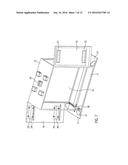 SERVICE BOX FOR STORING IN A STORAGE RACK ARRANGEMENT OF A CARGO CONTAINER diagram and image