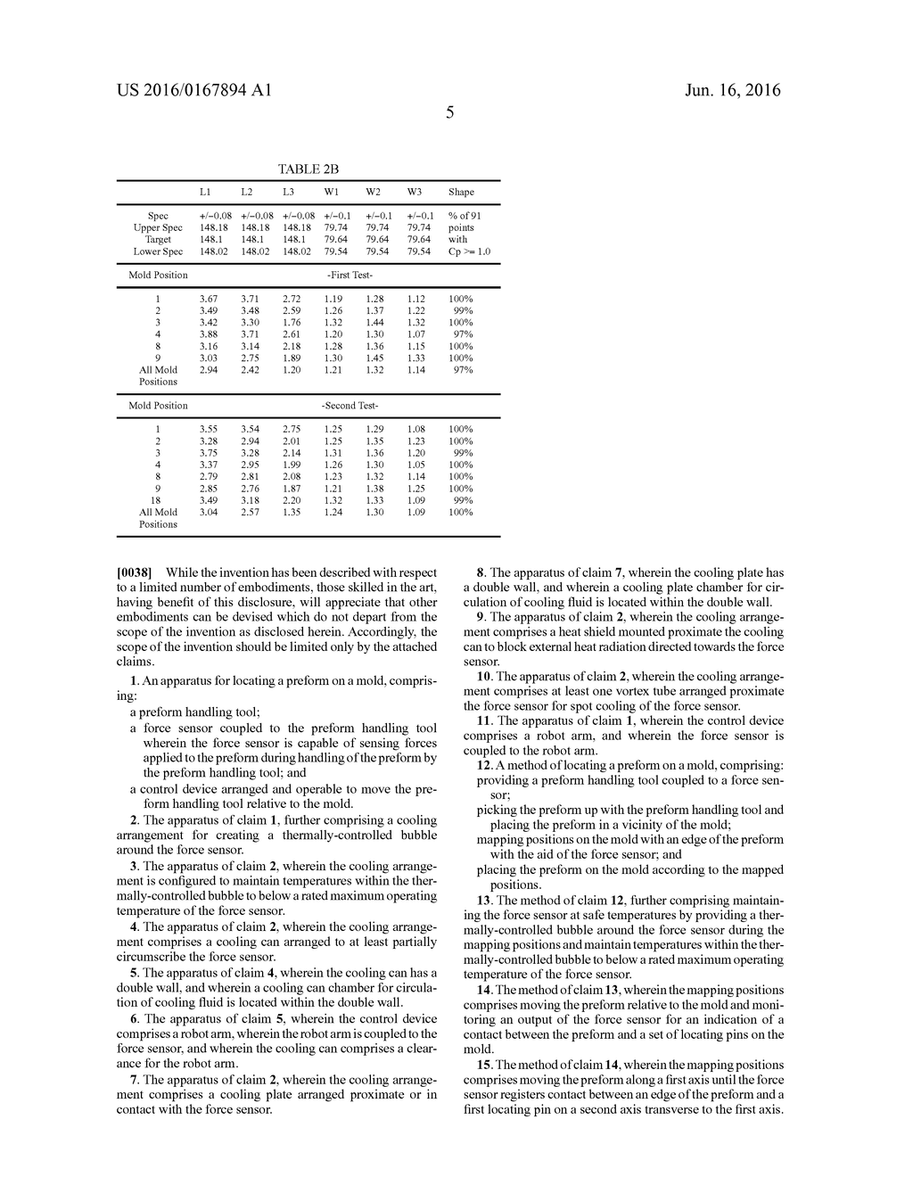 METHOD AND APPARATUS FOR LOCATING A PREFORM ON A MOLD - diagram, schematic, and image 12