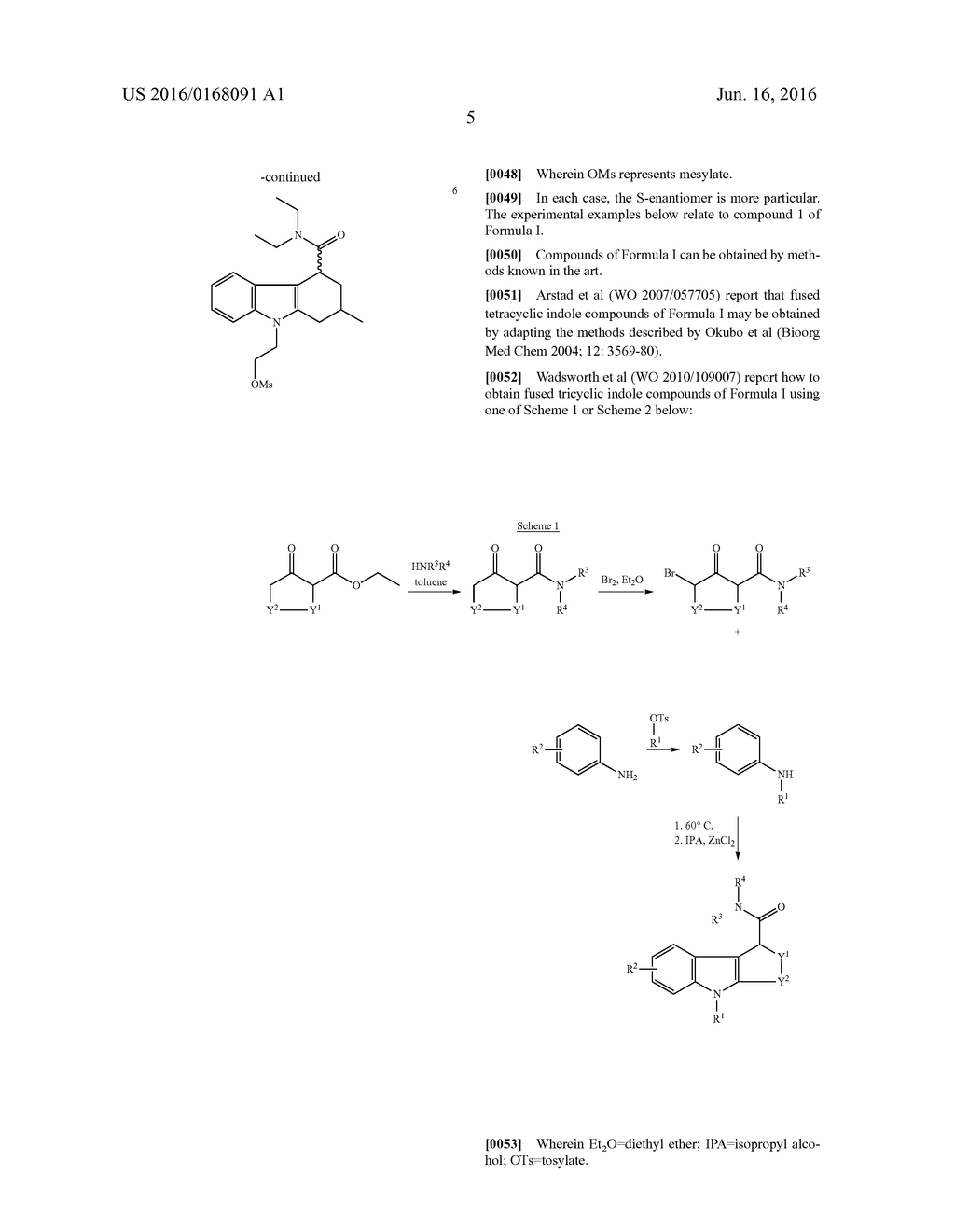 ENANTIOMERIC SEPARATION AND PURIFICATION OF     2,3,4,9-TETRAHYDRO-1H-CARBAZOLE-4-CARBOXYLIC ACID AMIDE DERIVATIVES - diagram, schematic, and image 06