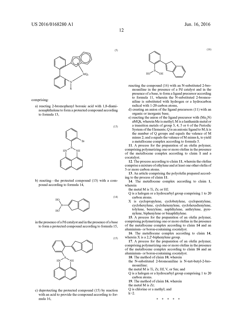 BRIDGED METALLOCENE COMPLEX FOR OLEFIN POLYMERIZATION - diagram, schematic, and image 13