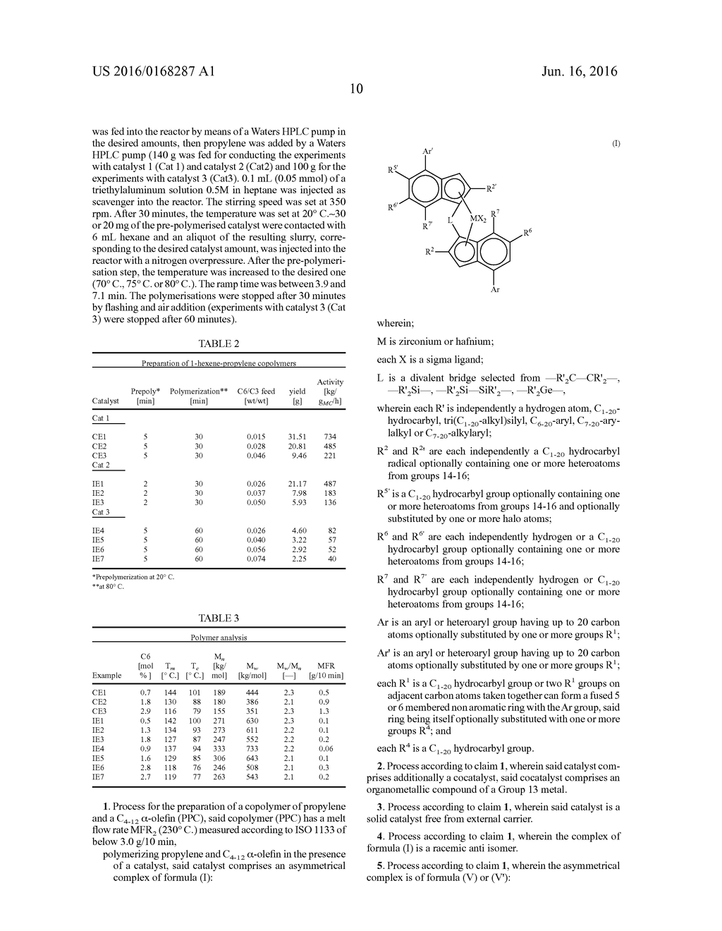 PROCESS FOR THE PREPARATION OF PROPYLENE COPOLYMER CONTAINING HIGHER     ALPHA-OLEFINS - diagram, schematic, and image 11