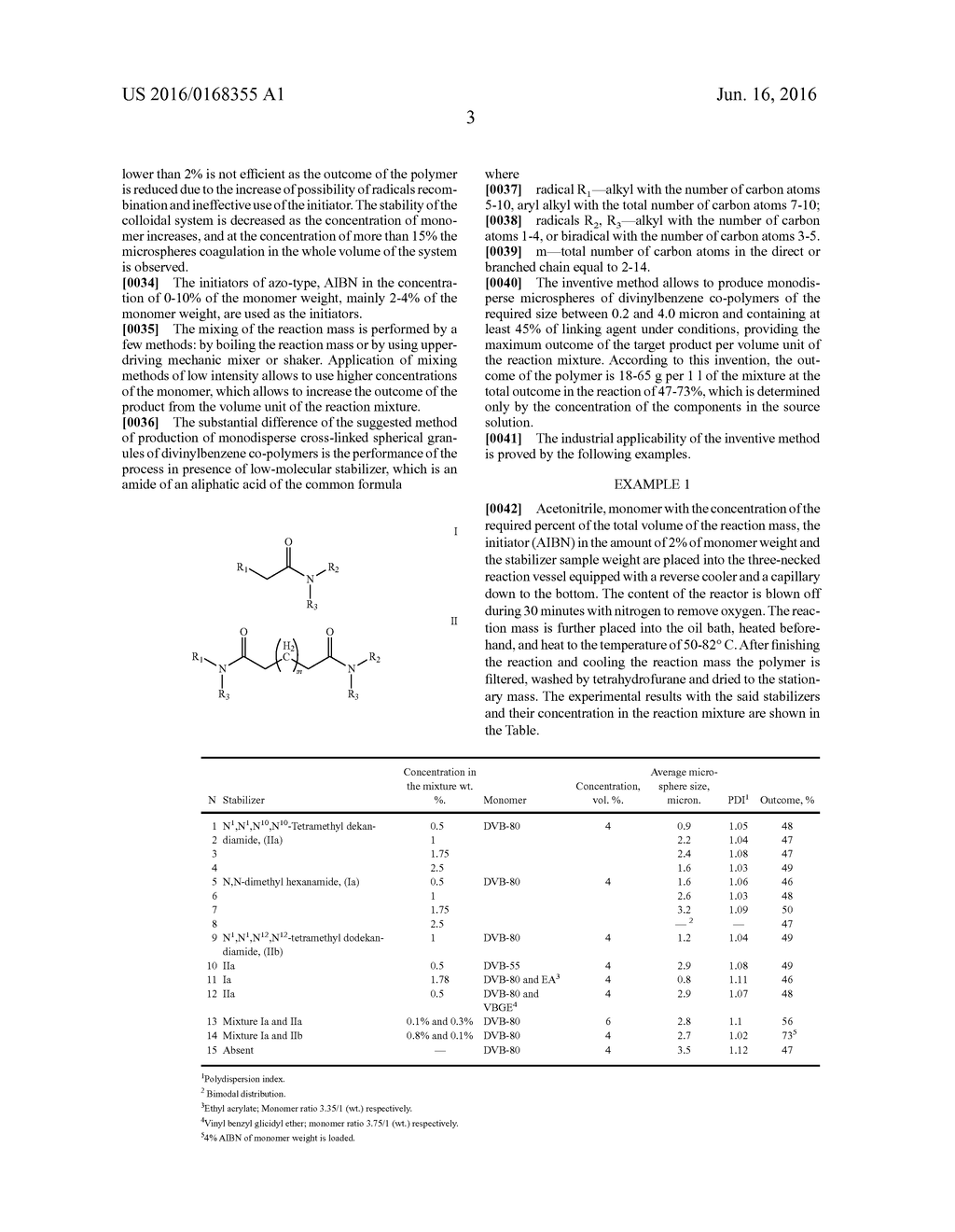 Method of Production of Cross-Linked Spherical Granules of Divinylbenzene     Co-Polymers - diagram, schematic, and image 04