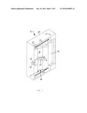 SWING DOOR HAVING AN IMPACT PROTECTION DEVICE diagram and image
