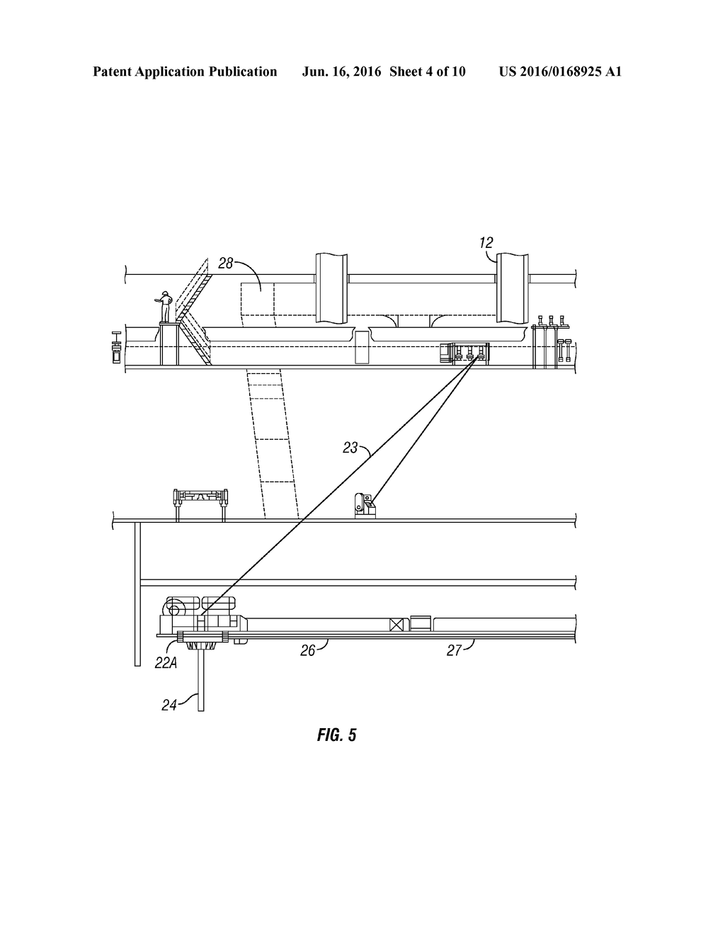 METHOD FOR INSTALLING AN EXTERNAL LINE ON A DEPLOYED DRILLING RISER - diagram, schematic, and image 05