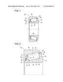 TAPERED ROLLER BEARING AND POWER TRANSMISSION DEVICE USING TAPERED ROLLER     BEARING diagram and image