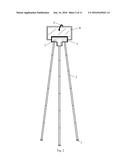 Telescoping Tripod for Smartphones and Portable Media Players diagram and image