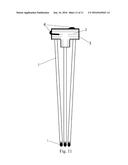 Telescoping Tripod for Smartphones and Portable Media Players diagram and image