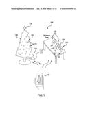 TREE TOPPER WITH TRUNK ATTACHABLE DEFORMABLE CONDUIT diagram and image