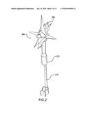 TREE TOPPER WITH TRUNK ATTACHABLE DEFORMABLE CONDUIT diagram and image