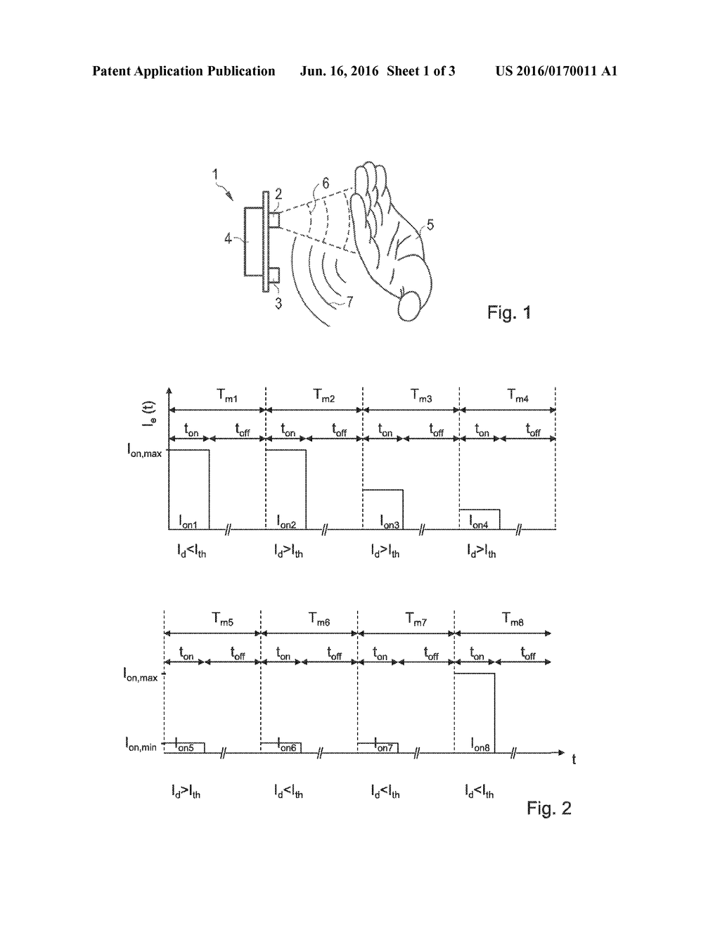 Method for Operating an Optoelectronic Proximity Sensor - diagram, schematic, and image 02