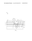 OPTOELECTRONIC STRUCTURES HAVING MULTI-LEVEL OPTICAL WAVEGUIDES AND     METHODS OF FORMING THE STRUCTURES diagram and image