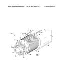 CABLE HAVING CORE, JACKET AND POLYMERIC JACKET ACCESS FEATURES LOCATED IN     THE JACKET diagram and image