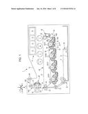 IMAGE FORMING APPARATUS HAVING TRANSFER AND FIXING PARTS WITH DIFFERENT     WIDTHS diagram and image