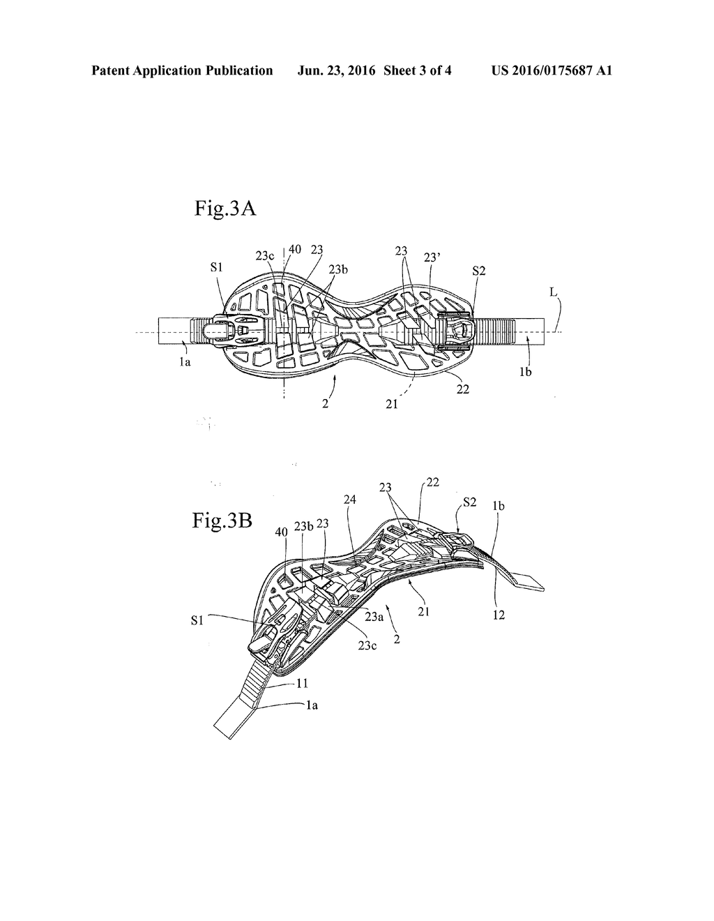 Device for Retaining a Shoe on a Gliding Board - diagram, schematic, and image 04