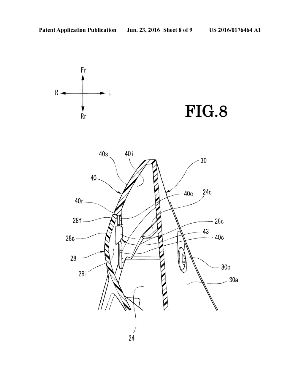 MOTORCYCLE BODY COVER CONSTRUCTION - diagram, schematic, and image 09