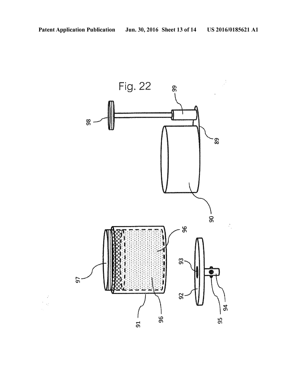 Process and Composition for Converting Liquid Hydrocarbons and Fatty     Substances to Solid Form, Devices for Implementing this Process and     Manufacturing this Composition, and the Use Thereof for Environmental     Remediation - diagram, schematic, and image 14