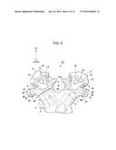 COOLING STRUCTURE OF INTERNAL COMBUSTION ENGINE diagram and image