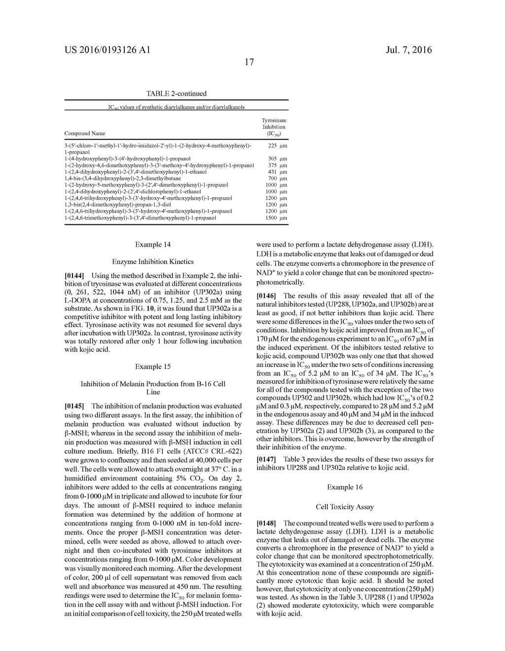 DIARYLALKANES AS POTENT INHIBITORS OF BINUCLEAR ENZYMES - diagram, schematic, and image 33