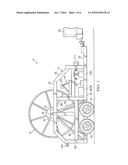 LARGE DIAMETER LAY-FLAT HOSE SPOOL APPARATUS AND METHOD diagram and image