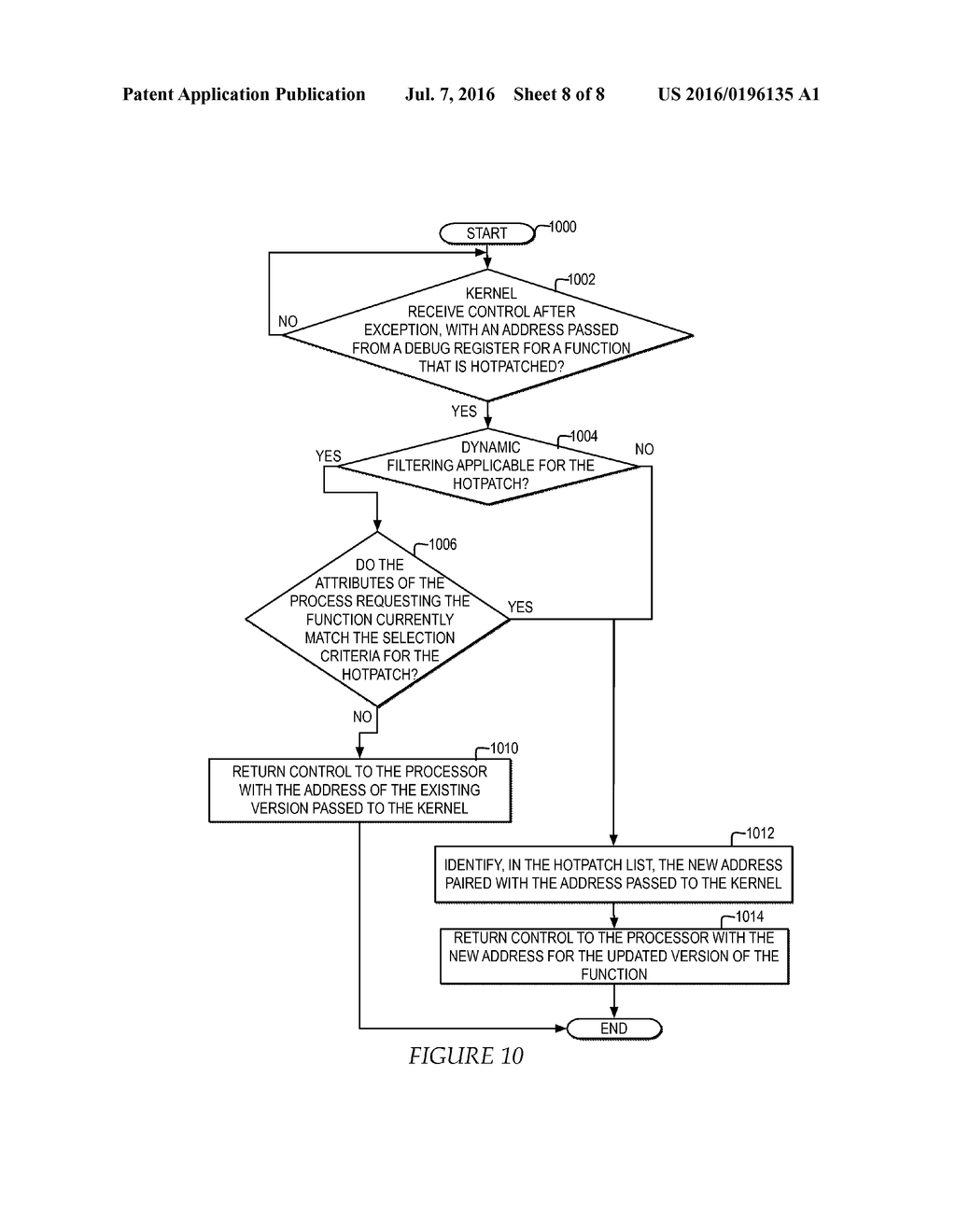 SELECTIVELY HOTPATCHING ONLY A SELECTION OF PROCESSES OF A RUNNING     INSTANCE OF AN APPLICATION THAT MATCH A SELECTION CRITERIA - diagram, schematic, and image 09