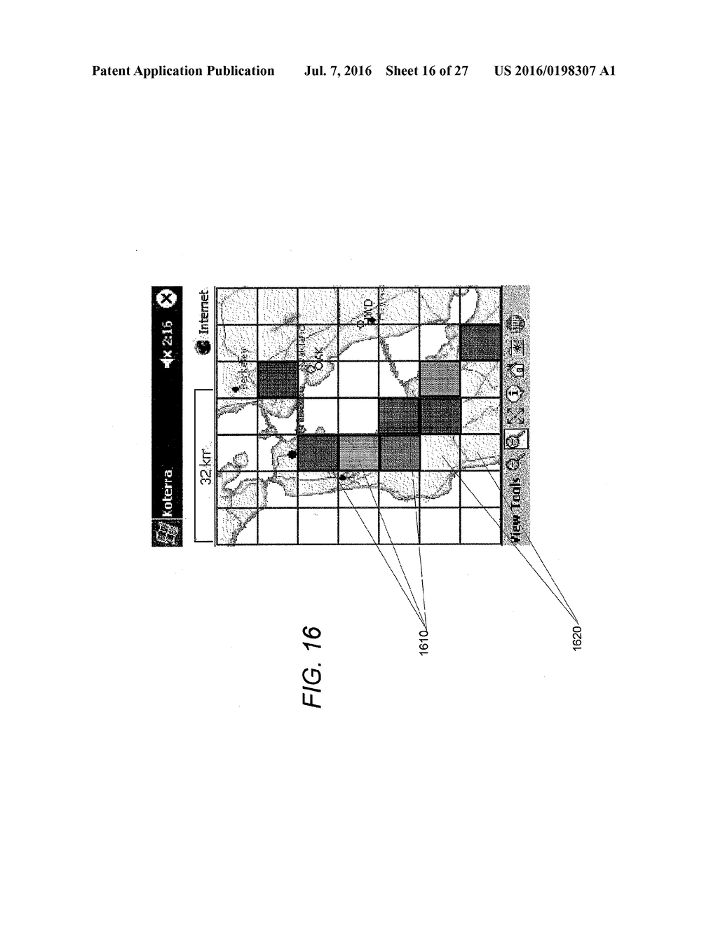 SYSTEM AND METHOD OF WIRELESS DOWNLOADS OF MAP AND GEOGRAPHIC BASED DATA     TO PORTABLE COMPUTING DEVICES - diagram, schematic, and image 17