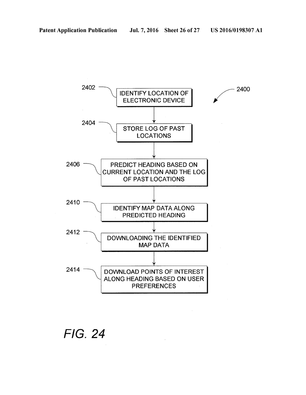 SYSTEM AND METHOD OF WIRELESS DOWNLOADS OF MAP AND GEOGRAPHIC BASED DATA     TO PORTABLE COMPUTING DEVICES - diagram, schematic, and image 27