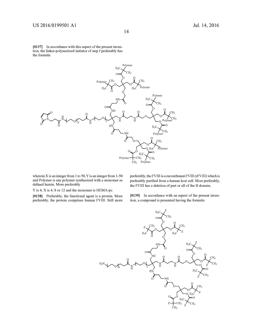 FACTOR VIII ZWITTERIONIC POLYMER CONJUGATES - diagram, schematic, and image 17