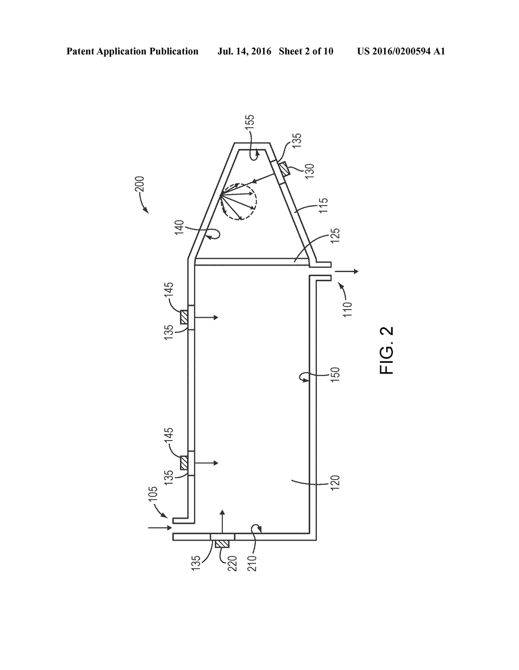 SYSTEMS AND METHODS FOR FLUID TREATMENT WITH HOMOGENEOUS DISTRIBUTION OF     ULTRAVIOLET LIGHT - diagram, schematic, and image 03