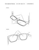 REMOVABLE EYEGLASS LENS AND FRAME PLATFORM diagram and image