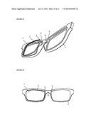 REMOVABLE EYEGLASS LENS AND FRAME PLATFORM diagram and image