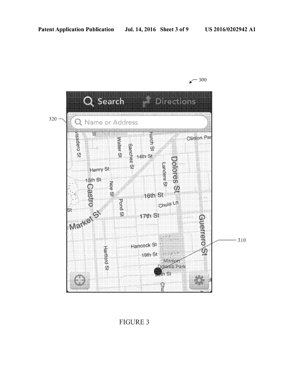 Graphical User Interface for Map Search - diagram, schematic, and image 04