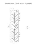 DISPLAY DEVICE WITH SEPARATION MEMBER INCLUDING STEPS diagram and image