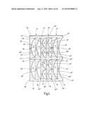 PACKING ELEMENT FOR MASS-TRANSFER AND/OR HEAT-EXCHANGE COLUMNS OR TOWERS diagram and image