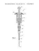 SAMPLING PIPETTE HAVING AN IMPROVED DEVICE FOR ADJUSTING AND DISPLAYING A     VOLUME TO BE SAMPLED diagram and image
